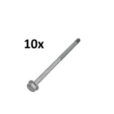 10x Hex Bolt M10x175x90