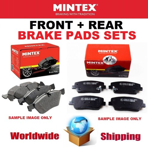 Mintex front rear pads - front, for